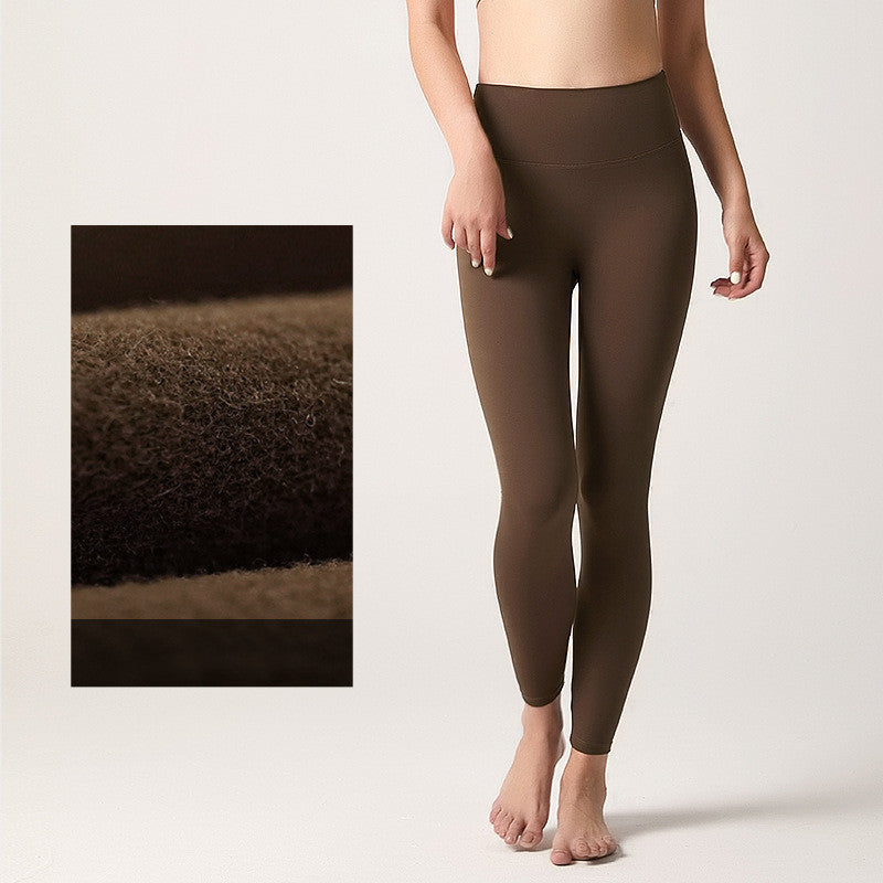 Yoga Wear Padded Yoga Trousers Women's Nude Feel