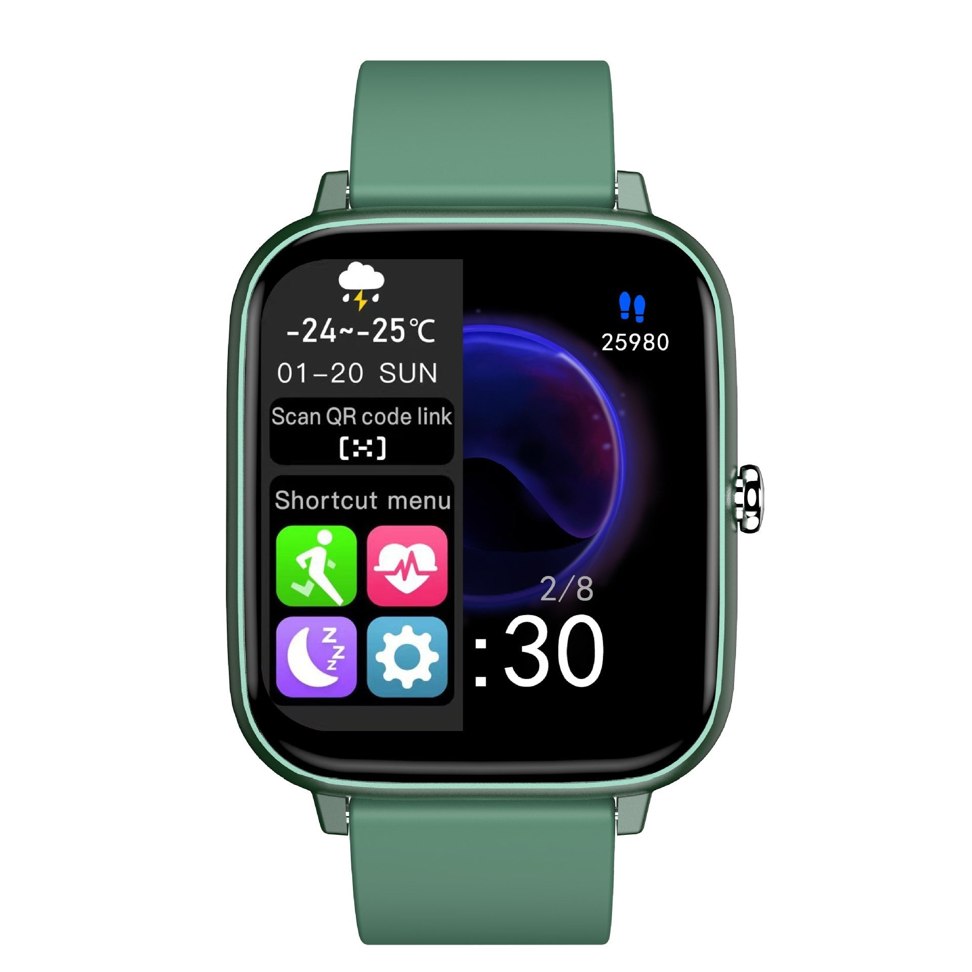 Smartwatch Bluetooth Calling Music Playback Full Touch Mode