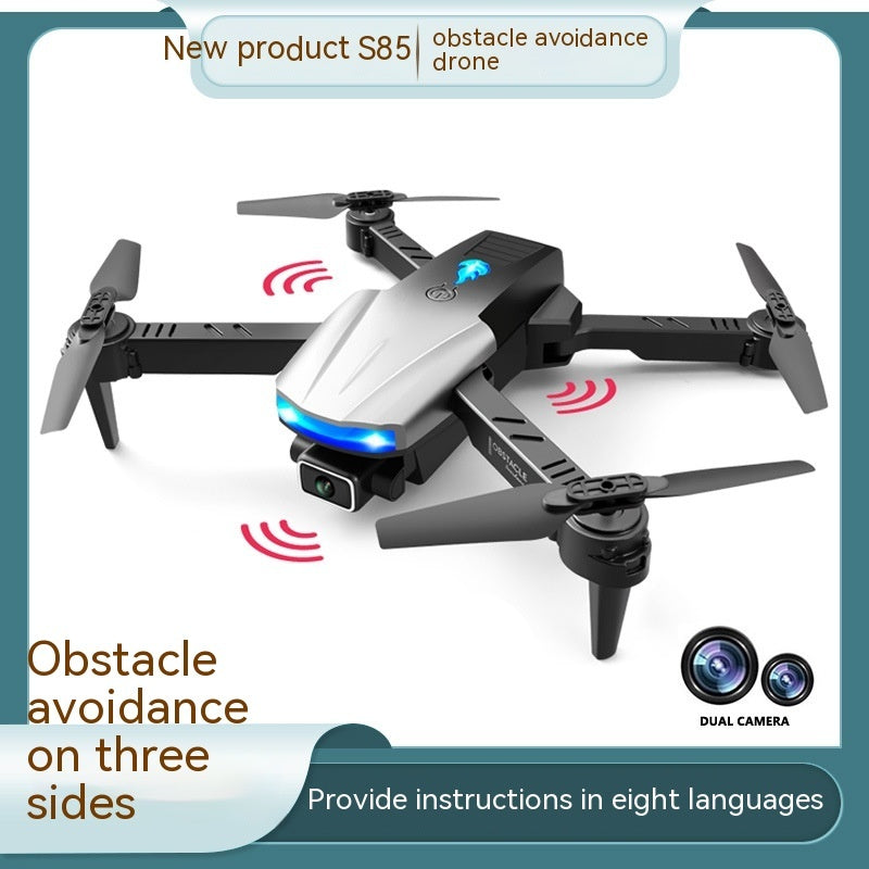 S85 Three-side Obstacle Avoidance UAV 4K Aerial Photography HD Dual Camera Four-axis
