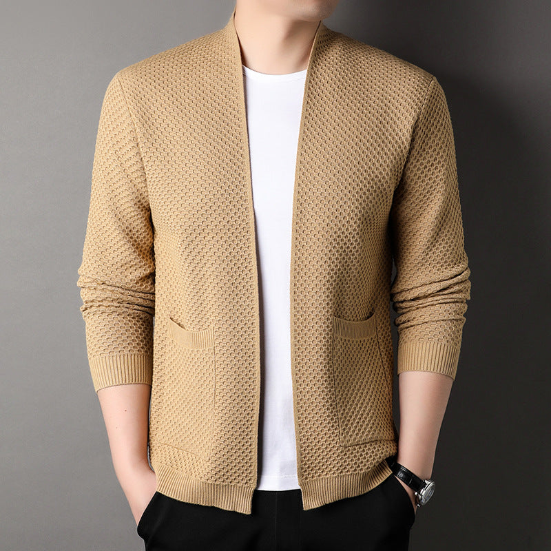 Autumn Hollow Knitted Cardigan Coat