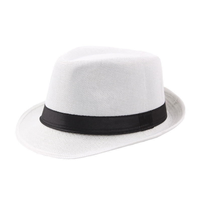 Fashion Personality Linen Top Hat Men